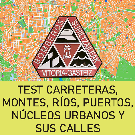 Test Carreteras, Montes, Ríos, Puertos y Núcleos Urbano de Vitoria-Gasteiz